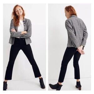 Madewell Women’s Flannel Bromley Shirt in Ronan Plaid Size Small AE762